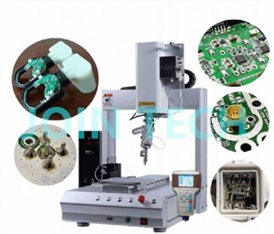 Two Working Stations Automatic Tools Change Soldering Robot